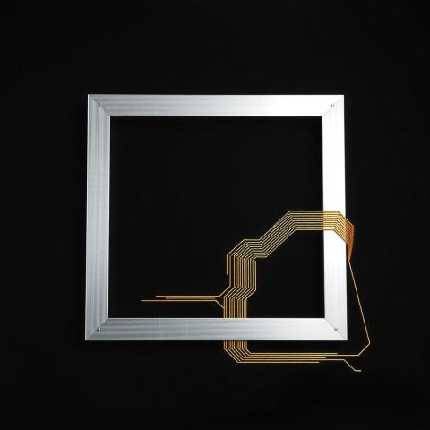 silverframe with wiring inside and outside partial